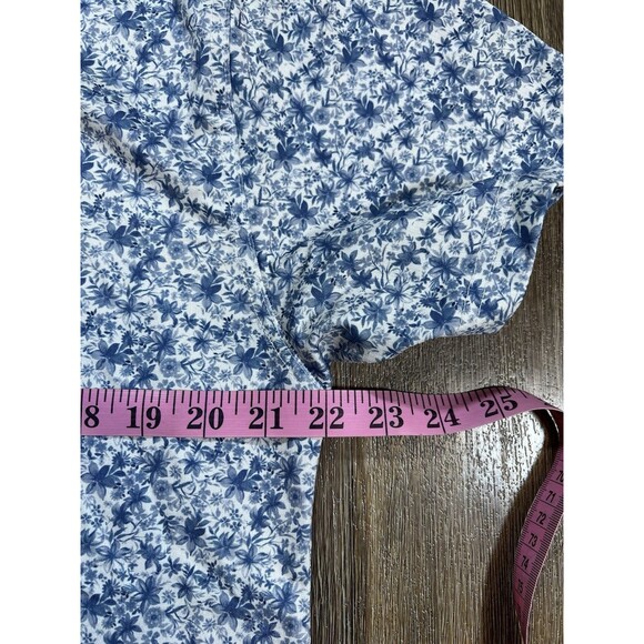 BYLT Shirt Men's L Floral Polo Stretch Golf AOP All Over Print - Picture 8 of 9